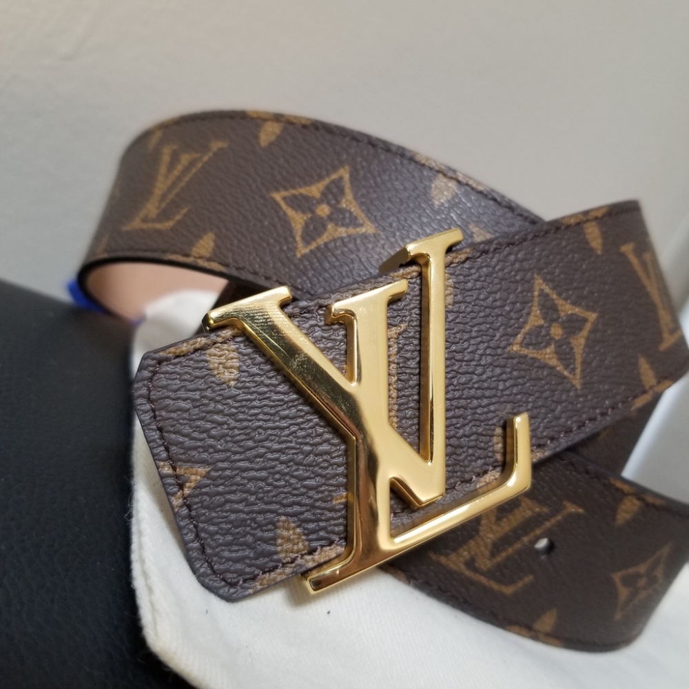 Mens Louis Vuitton Classic Monogram Belt